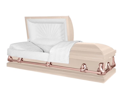 Delta Series Pink Steel Casket - Exquisite Caskets