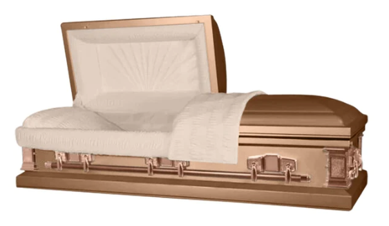Taffeta Series Copper Steel Casket - Exquisite Caskets