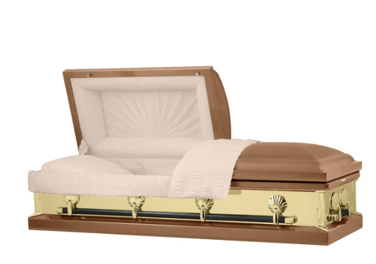 Amber Series Copper Steel Casket - Exquisite Caskets