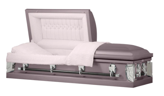 Dover Series Orchid Steel Casket - Exquisite Caskets