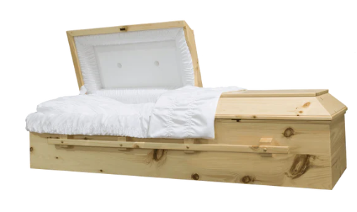 Amish Pine Wood Casket - Exquisite Caskets