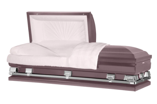 Oversized Osiris XL Orchid Casket - Exquisite Caskets