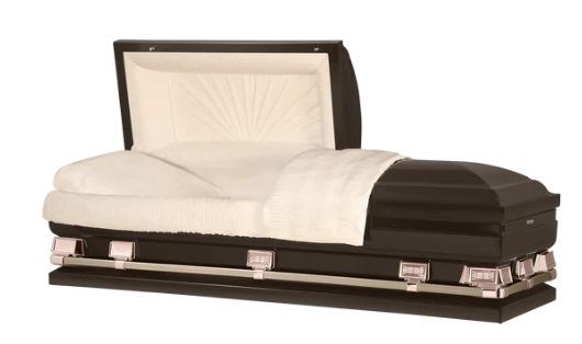 Oversized Osiris XL Bronze Casket, Head Panel: Sunburst