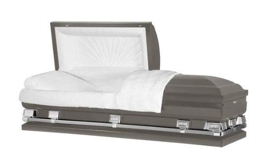 Oversized Osiris XL Gunmetal Casket - Exquisite Caskets