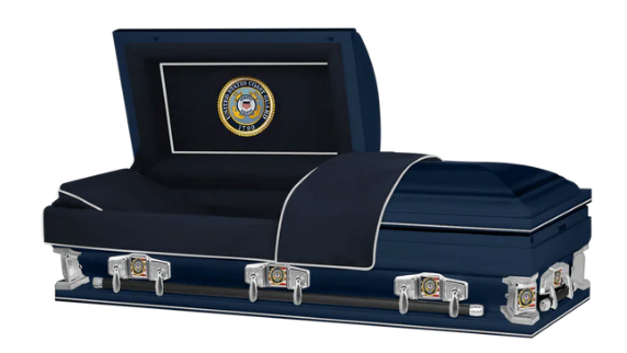 Oversized Veteran XL Exclusive (COASTGAURD) Casket - Exquisite Caskets