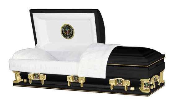 Oversized Veteran XL (ARMY) Casket - Exquisite Caskets