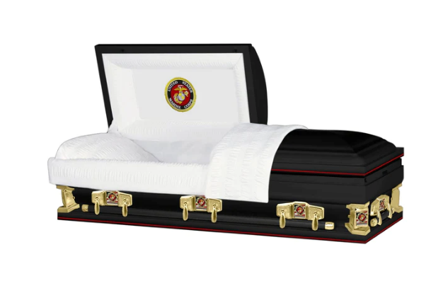 Oversized Veteran XL (MARINES) Casket - Exquisite Caskets