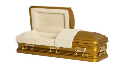 Kali Series Gold Steel Casket