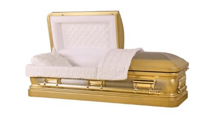 Kali Series Gold Shade Steel Casket