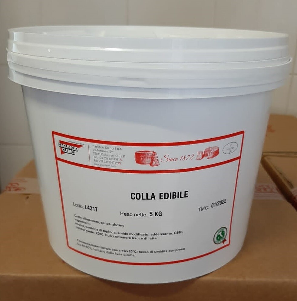 kg 5 COLLA EDIBILE PER FORMAGGI
