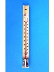 TERMOMETRO IN LEGNO AD ALCOOL A 2 SCALE °C/°R