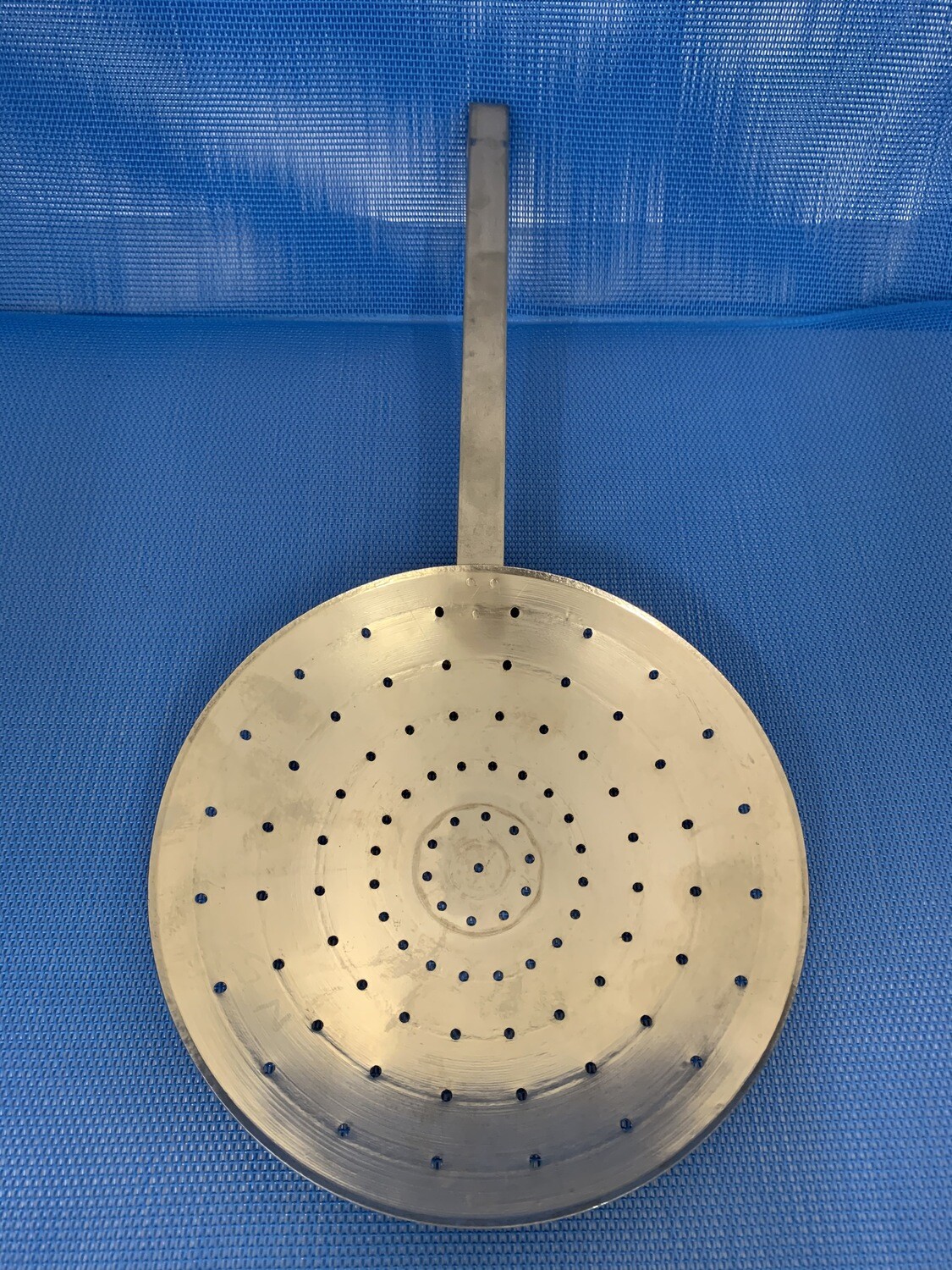 SPANNAROLA IN ACCIAIO INOX FORATA MANICO DRITTO