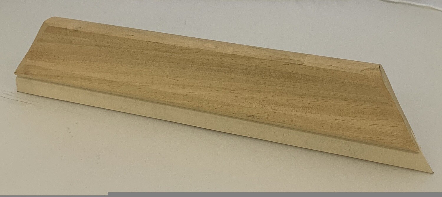 SPATOLA PER PANNA  cm 37 LEGNO E GOMMA