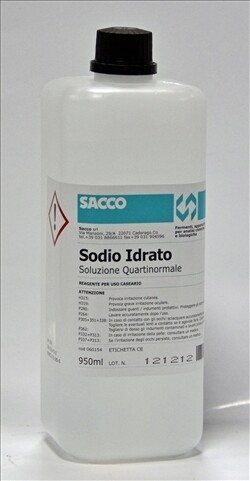 SODIO IDRATO TITOLATO N/4 FLACONE ml 950