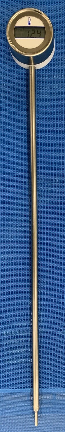 TERMOMETRO DIGITALE DIAMETRO mm 80 CON DISPLAY LCD