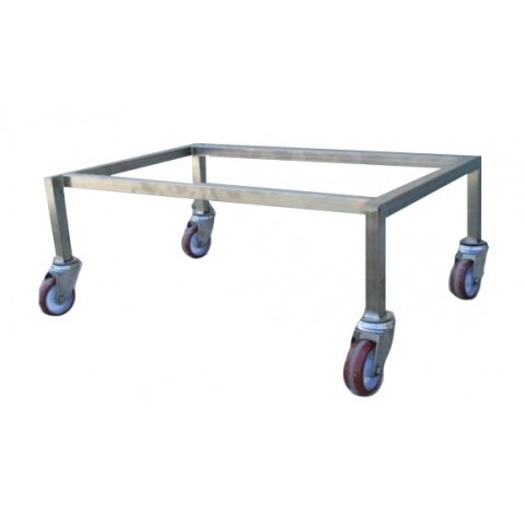 CARRELLINO PER GRIGLIE IN ACCIAIO INOX