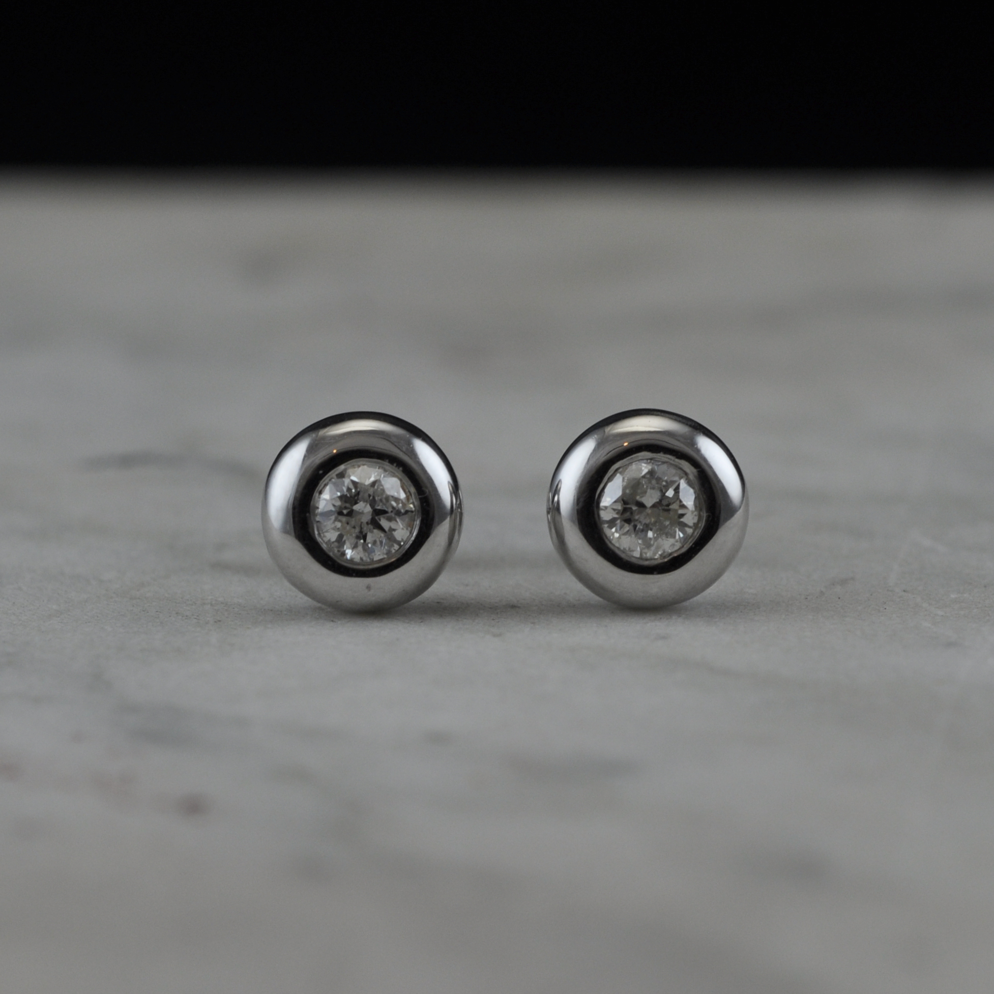 Pre-owned Diamond Stud Earrings