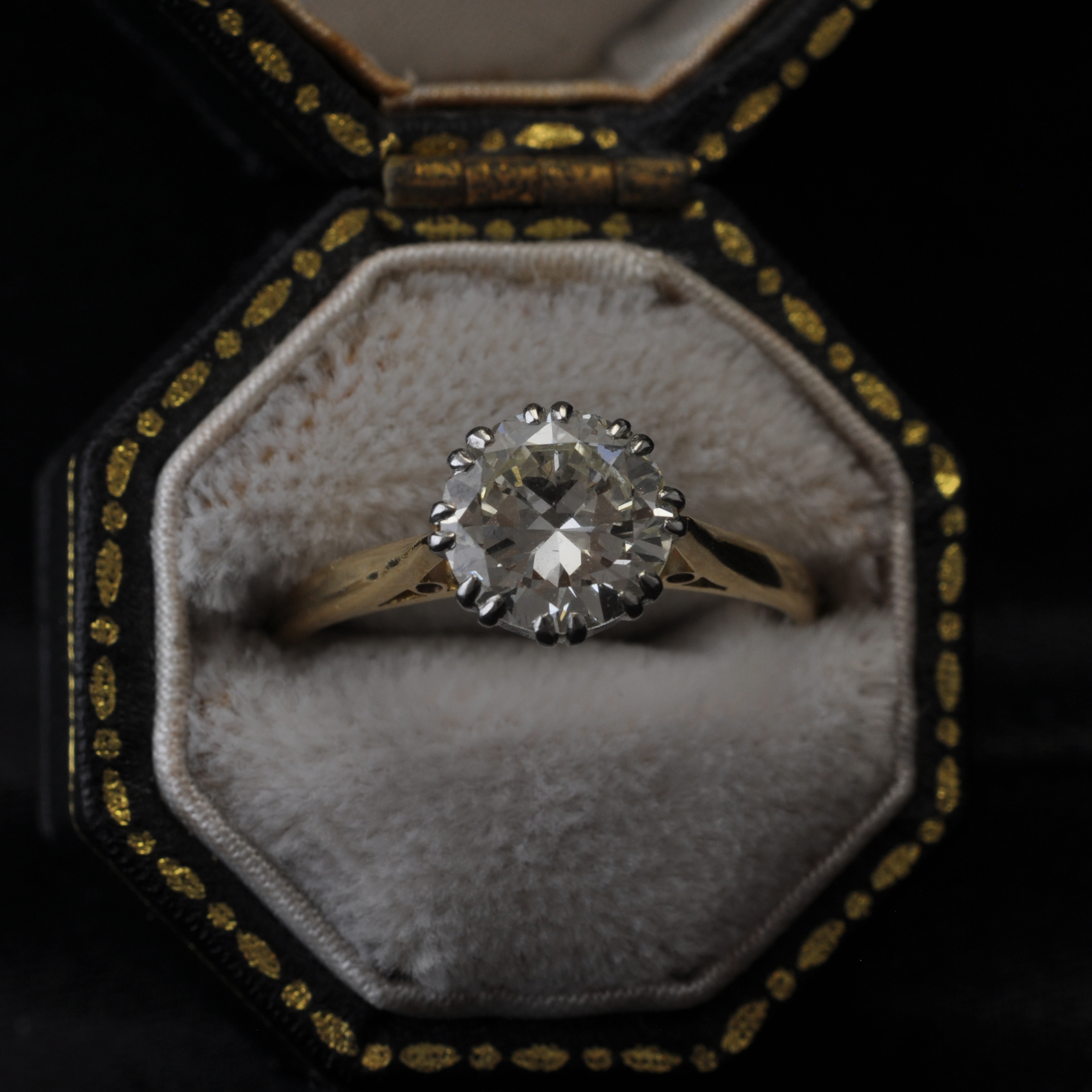 Vintage 1.3ct Diamond Engagement Ring
