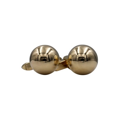 Golden Ball Cufflinks