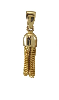 18ct Tassel Pendant