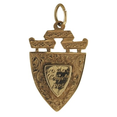 Antique Gold Sports Fob