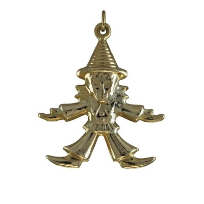 9ct Gold Leprechaun Pendant