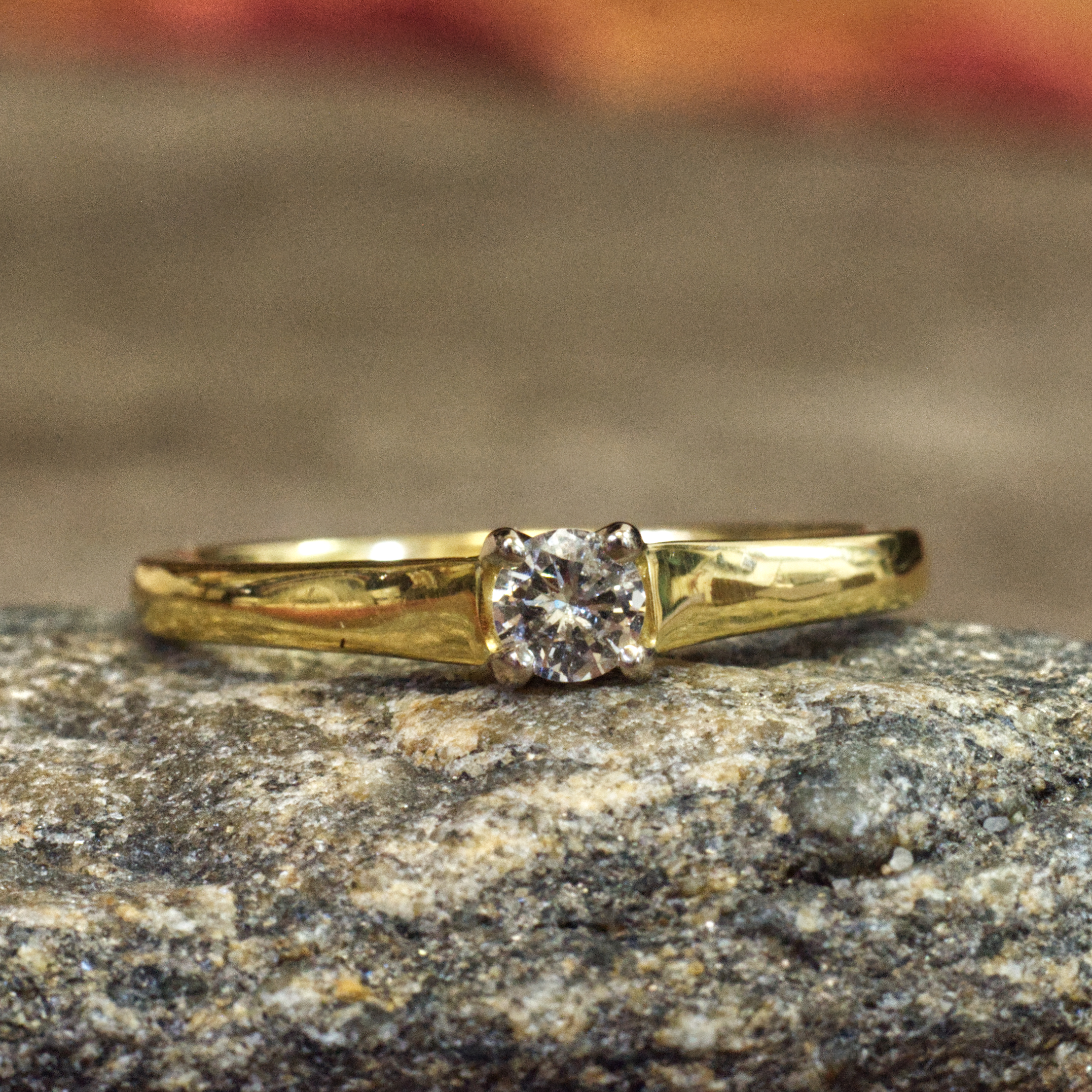 Single Diamond Ring