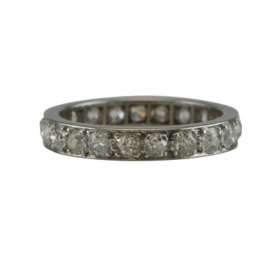 14ct White Gold Eternity Ring