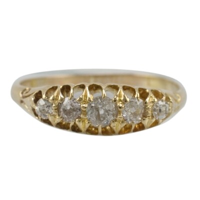 Antique Five Stone Diamond Ring