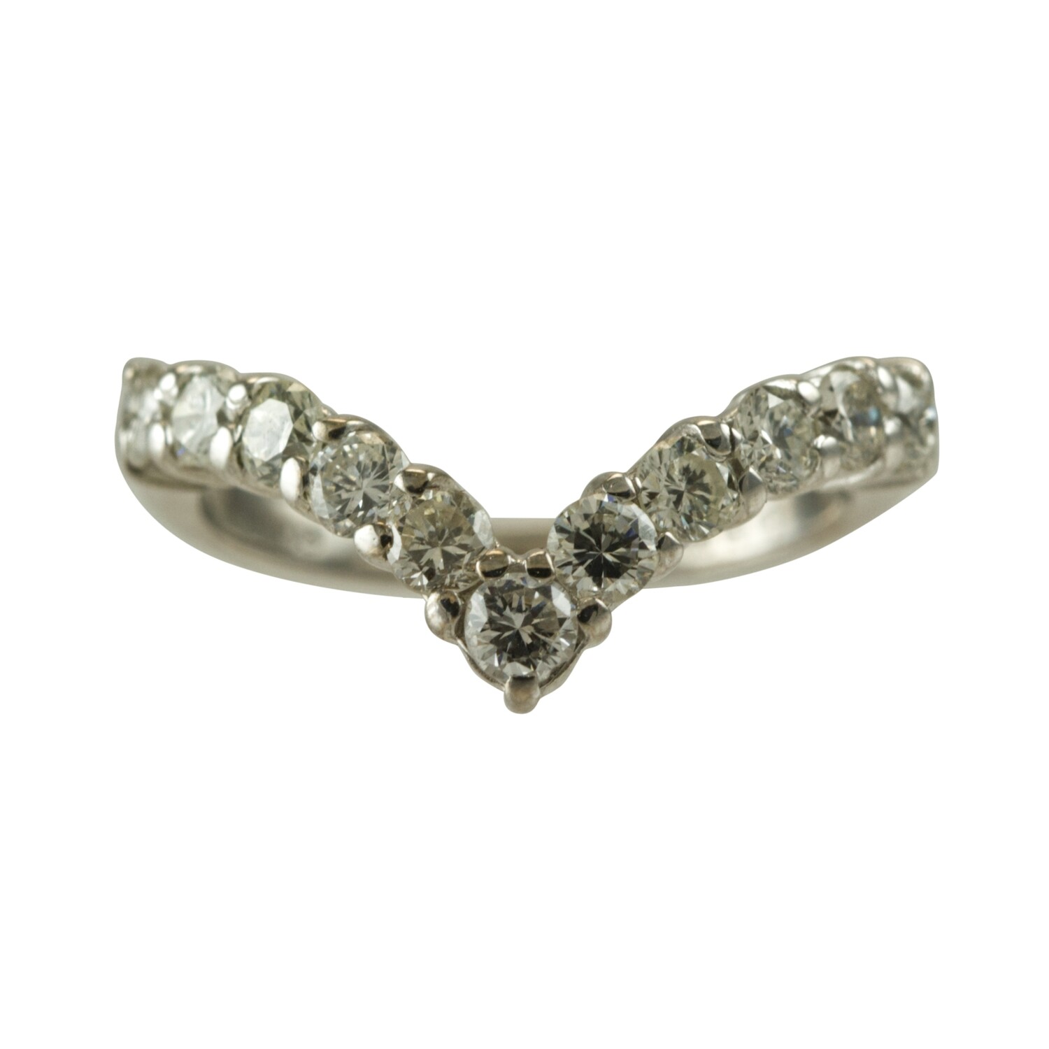 18ct Diamond Wishbone Ring