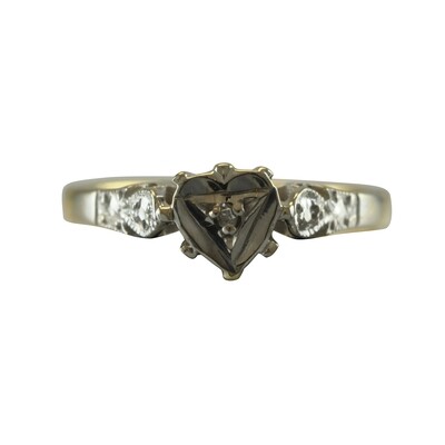 18ct Gold Love-Heart Ring
