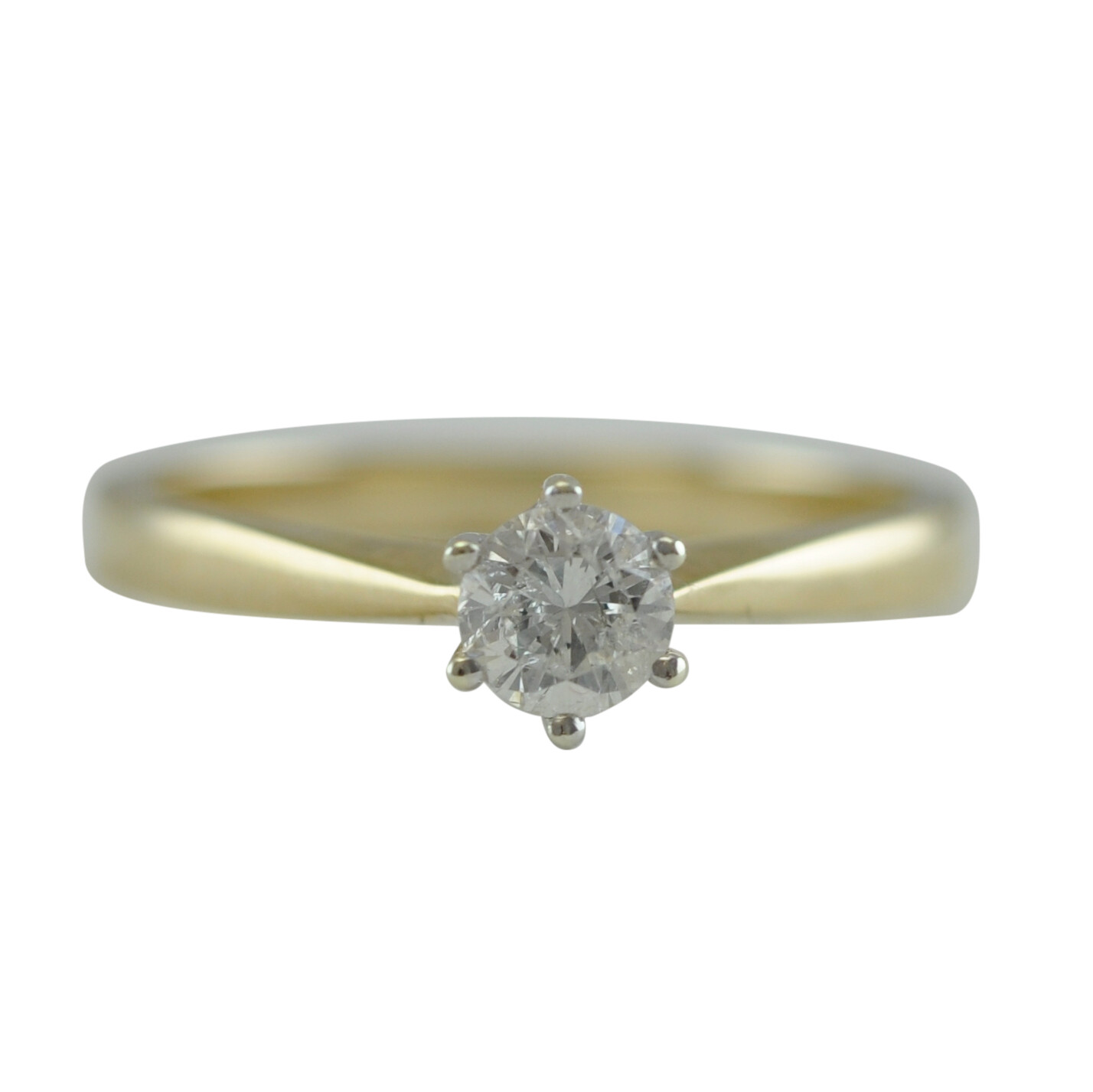 L & T Heirlooms Second Hand 9ct Gold Diamond Engagement Ring at John Lewis  & Partners