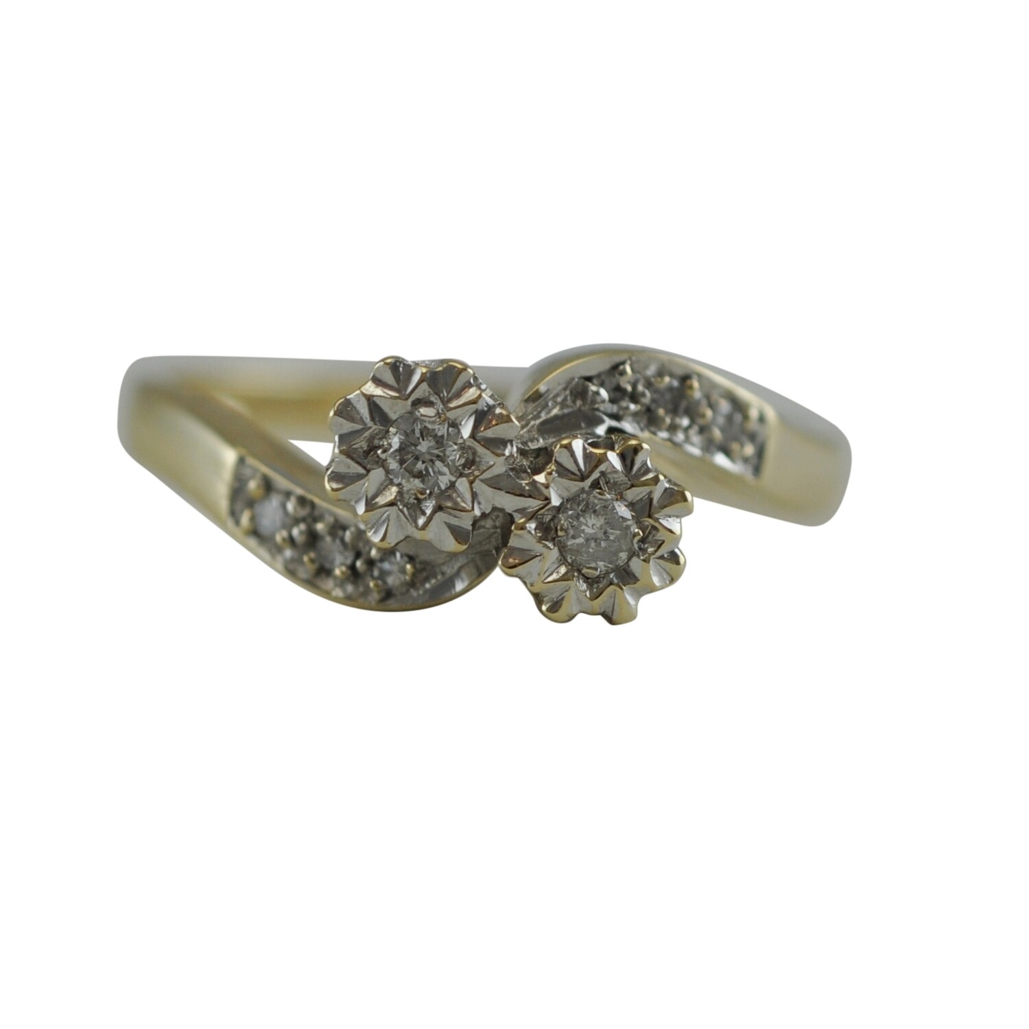 9ct Gold Vintage Diamond Ring