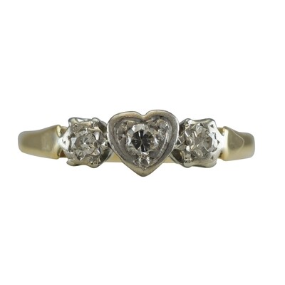 Love Heart Diamond Ring