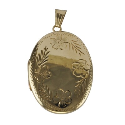 Gold Locket Pendant