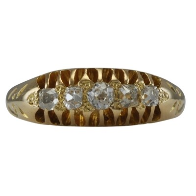 Ladies Five Stone Diamond Ring