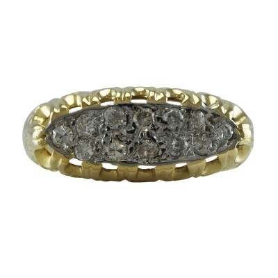 Vintage Gold Diamond Ring
