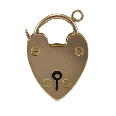 9ct Gold Padlock Pendant