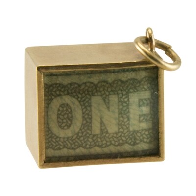 9ct ‘In emergency break glass' £1 Charm - SOLD