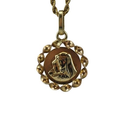 18ct Madonna Pendant
