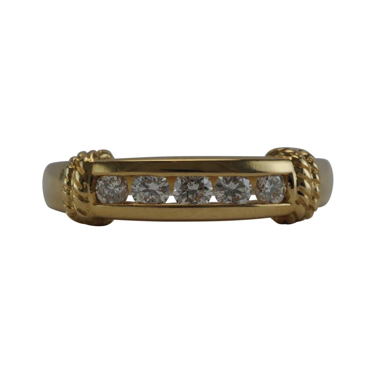 18ct Gold Diamond Five Stone Ring