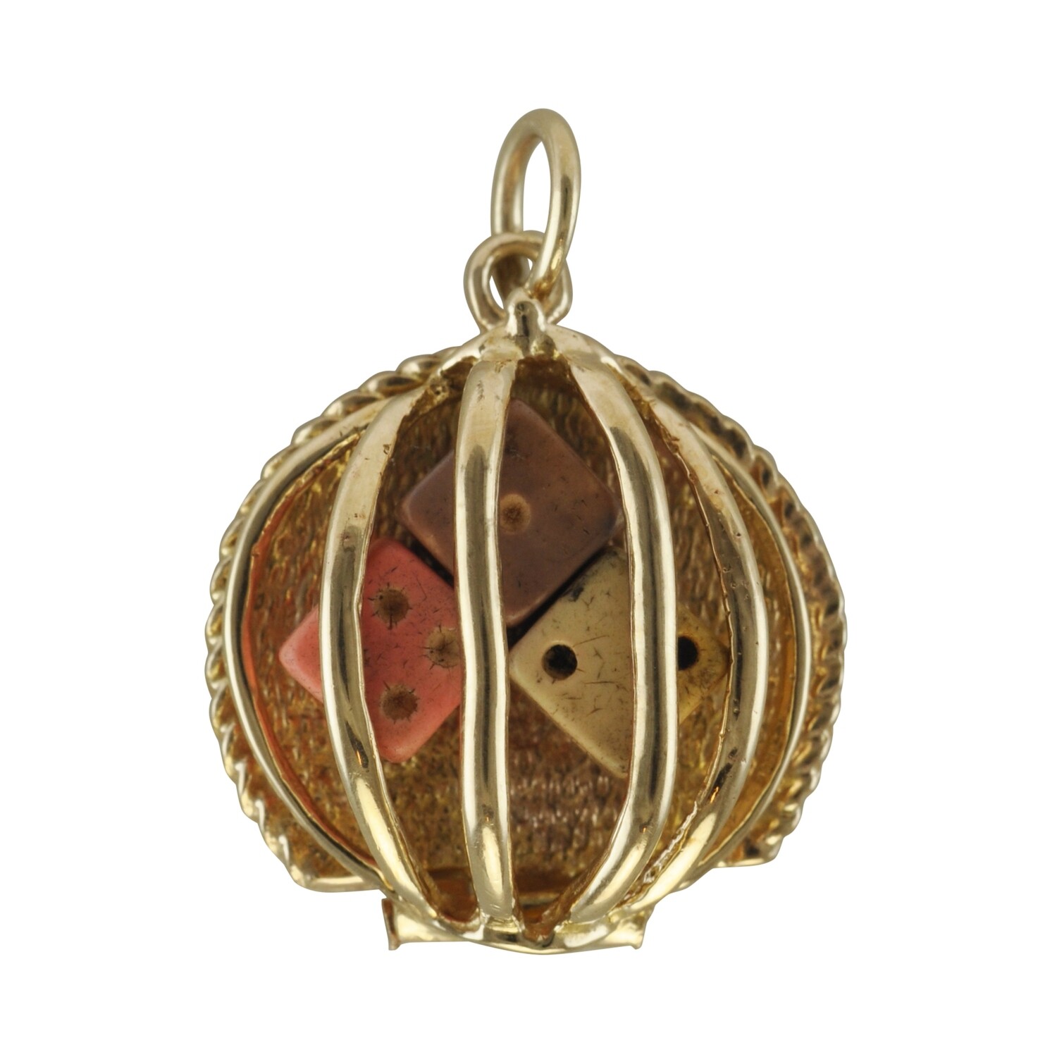 9ct Gold Dice Shaker