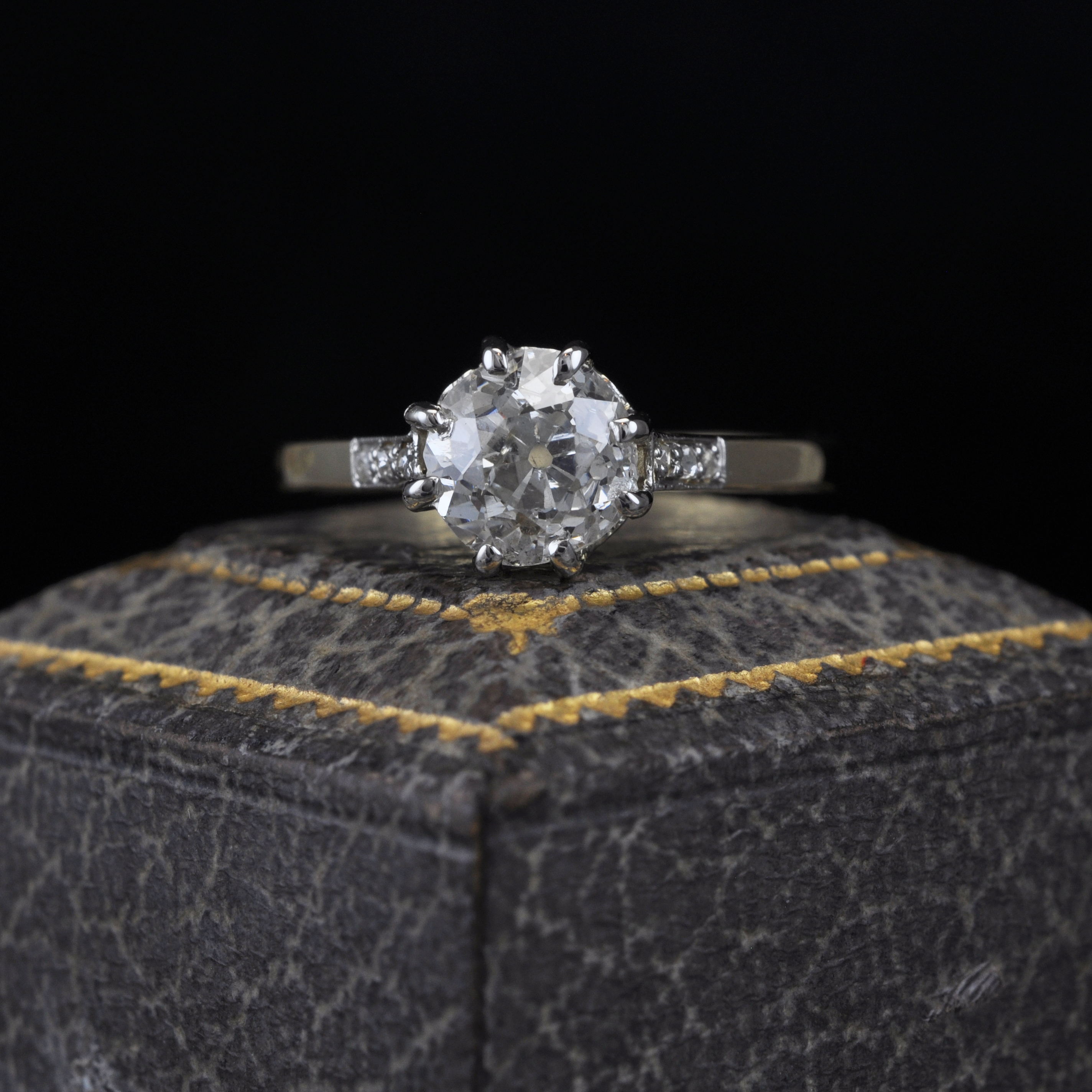 1.63ct Old Cut Diamond Ring