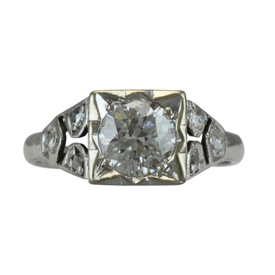 Antique Tall Deco Ring