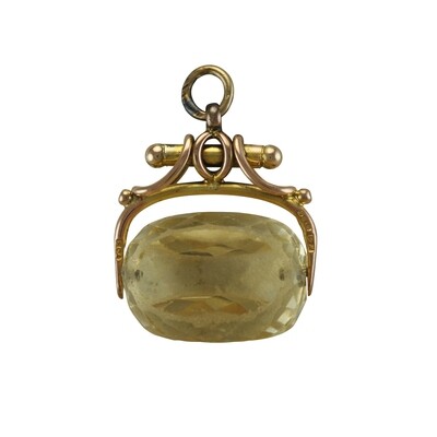 Antique Glass Fob