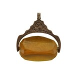 Antique Orange Citrine Pendant