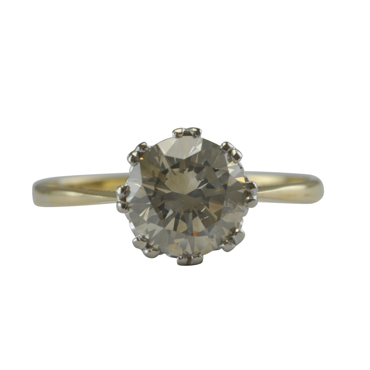 Vintage 3ct Diamond Engagement Ring
