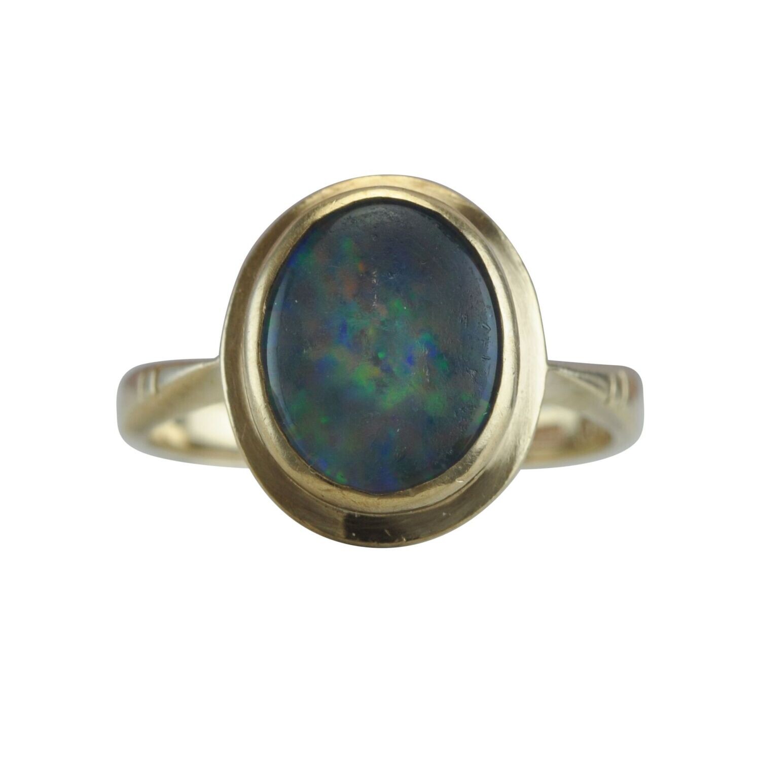 9ct Opal Triplet Ring