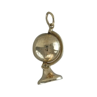 9ct Gold Globe Pendant