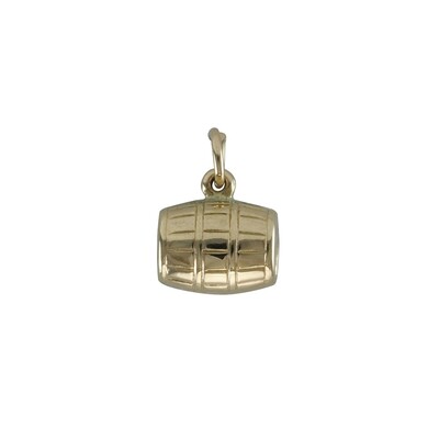 9ct Gold Barrel Charm